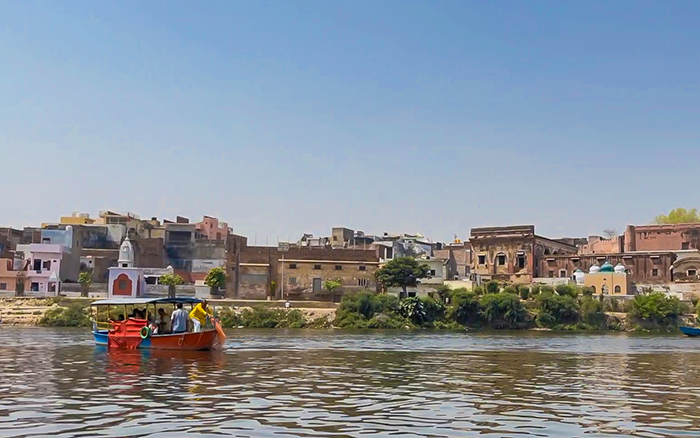 Vishram Ghat view while boating